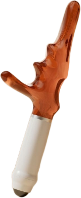 전신 괄사 지압 마사지기, 1개, 연갈색