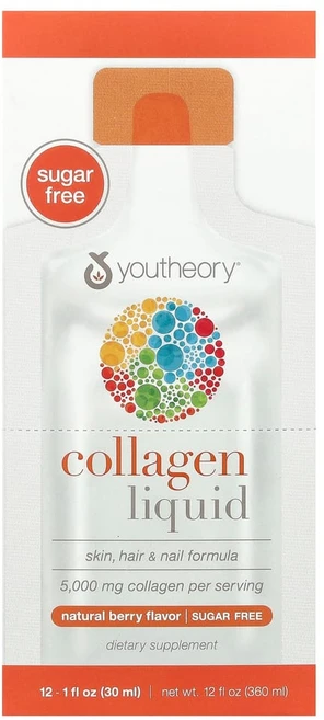 유씨어리 액상 콜라겐 천연 베리 액상 튜브 12개 각 30ml(1fl oz), 1개 - 쿠팡