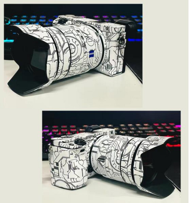 소니 A7II A7RV A7M4 A1 A7C FE24-70 렌즈 필름용 스크래치 방지 보호 스티커 카메라 바디 스킨, 17 For A7V A7M5 body