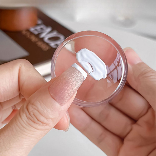 키라데이 셀프 프렌치 실리콘 네일 스탬프2개, 1개, 스탬프2+스크래퍼1