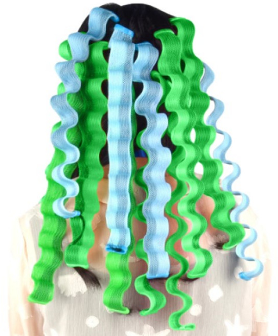 롱 헤어 매직 웨이브 물결 셀프 펌 머리 셋팅 헤어롤, 웨이브YS003274, 1개