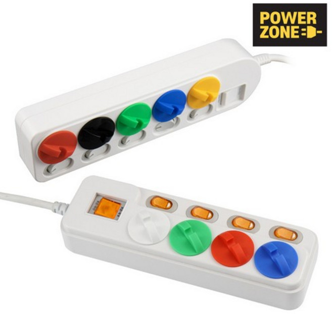 멀티탭 콘센트 안전커버(CH4CR 4칼라 천하지엘씨), 1개, 단품