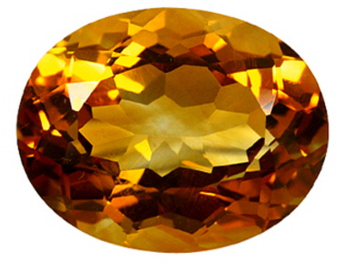 힐링젬 황수정 오발 컷팅원석 파워스톤 21ct