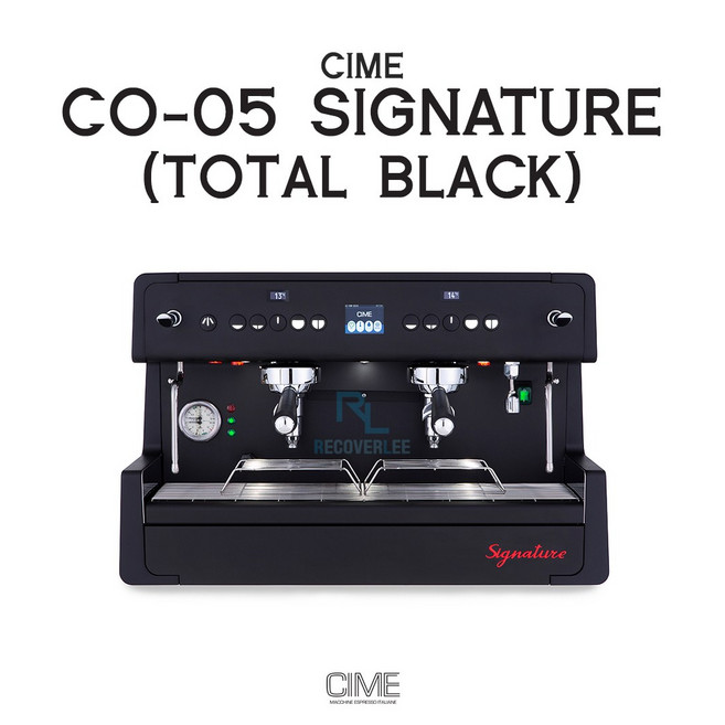 [CIME] 씨메 CO-05 Signature (Total Black) 2/3그룹 에스프레소 커피 머신 (CIME CO-05 Signature Total Black 2/3GR), Total Black 3GR