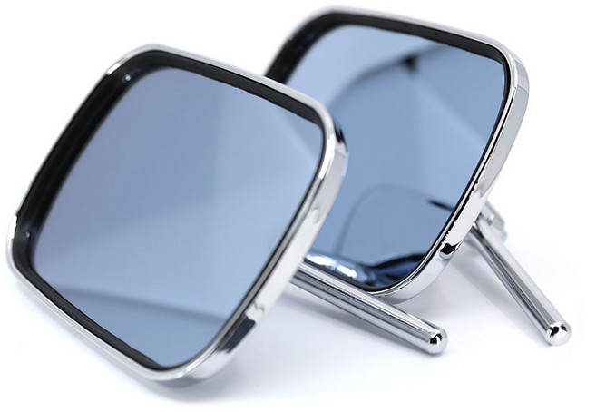 헤드웨이 오토바이 사이드미러 VIP 블루미러 8mm, 1세트