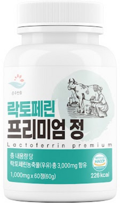 순수한줌 락토페린 프리미엄 정 60g, 1개, 60정