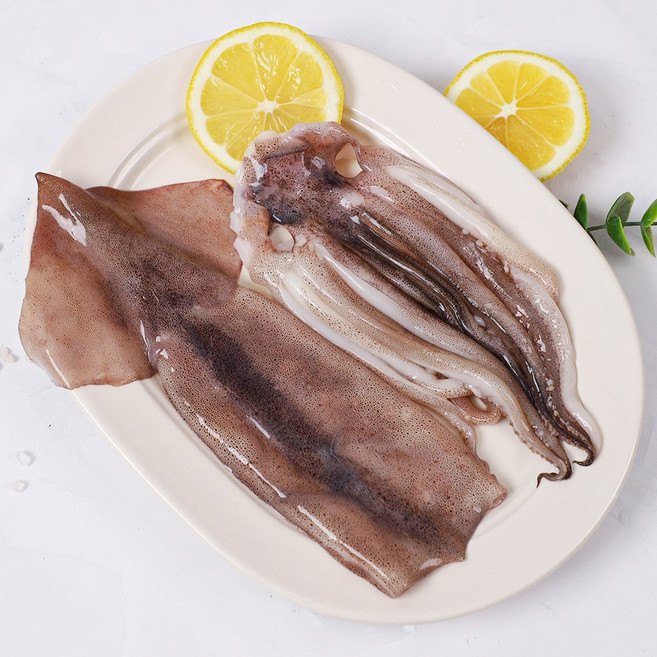 [강영수산]자연산 손질오징어 통오징어 2미(270g) x 5팩 (10마리), 1개