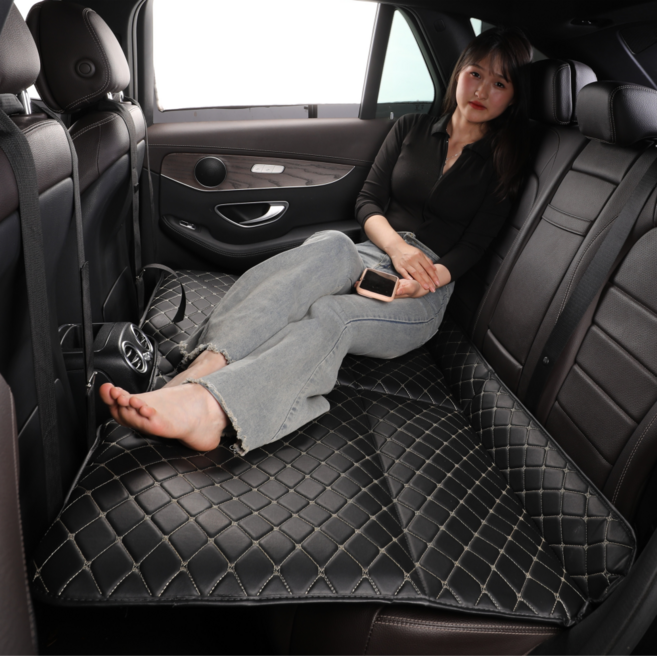 츄리 뒷자석 평탄화 보드 차박 매트, 블랙