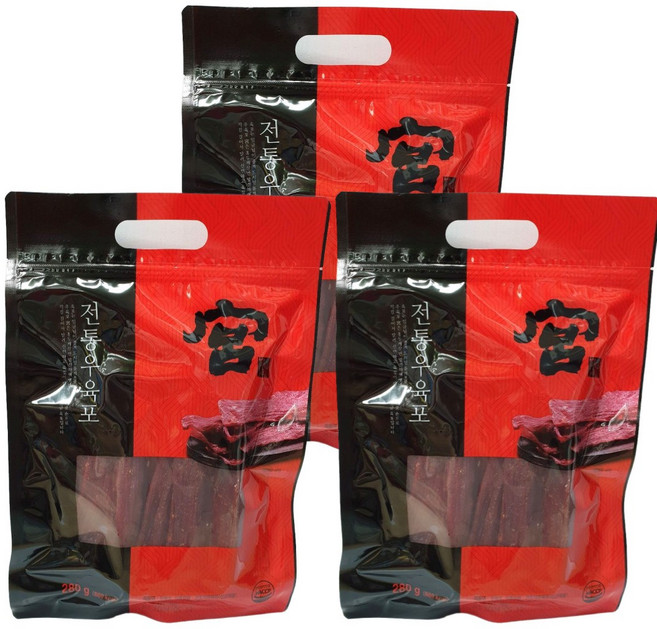 코스트코 프리미엄 육포 궁, 280g, 3개