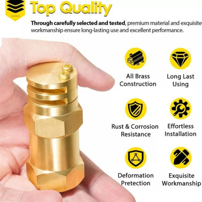 하프 풀 붐리스 방송 황동 654101CSK 90 도 180 분사기 개의 오리피스 분무기 부품 50 피트