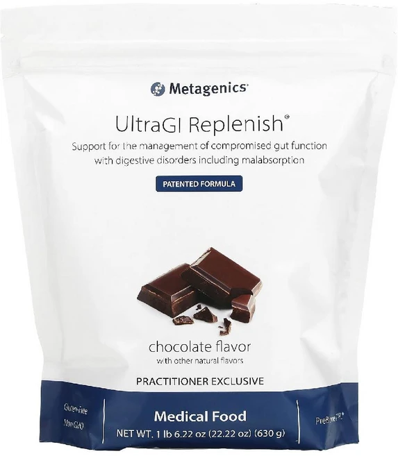 메타제닉스 UltraGI Replenish 리플레니시 초콜릿 맛 630g, 1개 - 쿠팡