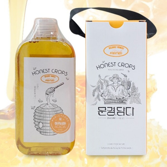 경북문경 청년농부의 천연숙성꿀 아카시아꿀 380g, 1개
