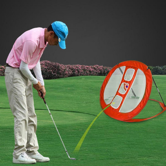 골프 스윙 어프로치 연습 네트 치핑네트 어프로치 칩샷 골프연습도구 스윙연습기, 레드