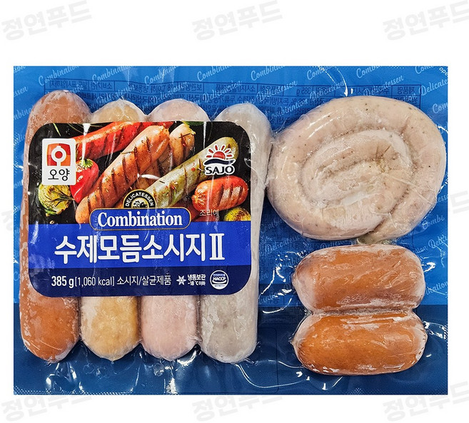 사조오양 수제모듬 소시지 385g(냉동)*12개, 385g, 12개