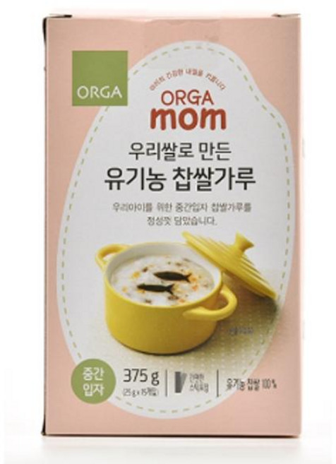 풀무원 유기농쌀로 만든 찹쌀가루(중간입자), 25g, 15포