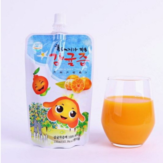 제주 100% 착즙 무설탕 감귤주스 흑돼지가 키운 감귤즙 10개입/30개입, 30개입, 1박스, 135ml