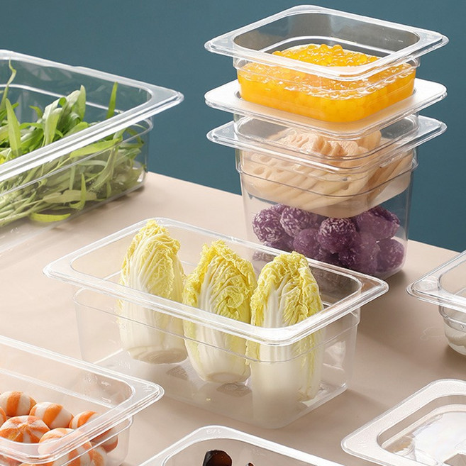 PC밧드 투명 반찬통 밀폐용기 투명바트 플라스틱밧드 하부모음전, PC_투명밧드_1/9, 1개