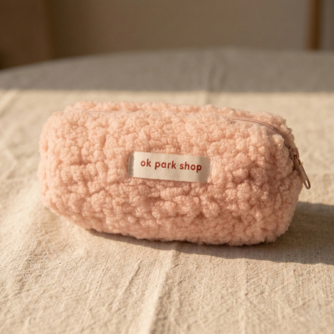 디오샵 화장품 메이크업 뽀글이 파우치