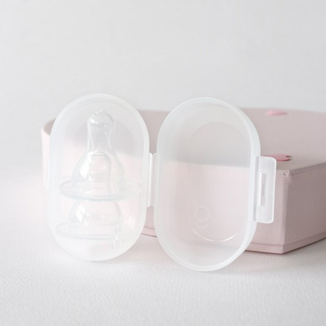 아이쏙 젖꼭지(slim) 2개입 + case, 아이쏙 M-Y (2ea)+케이스