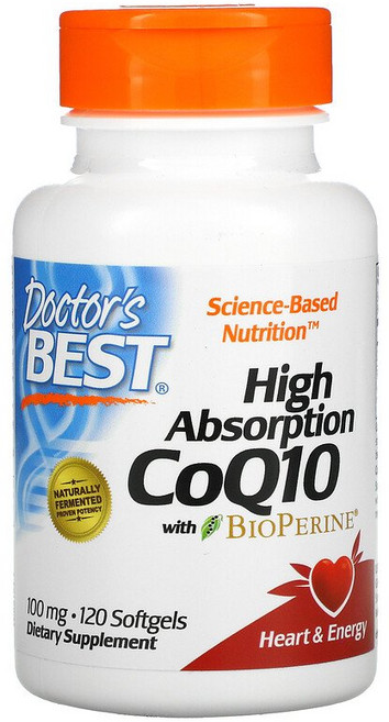 Doctor's Best 닥터스베스트 코엔자임 Q10 100 mg 120 베지 캡슐, 120정, 1개