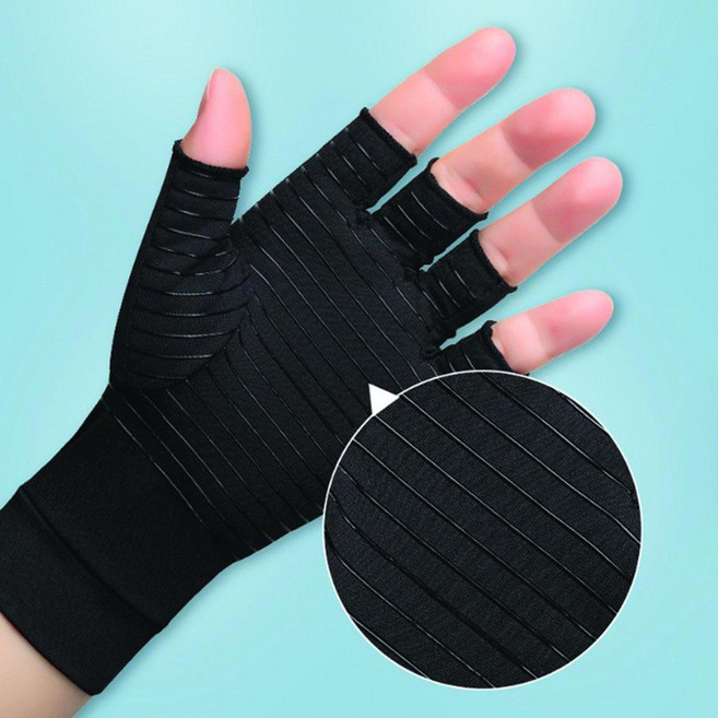 손가락 관절 보온 압박 혈액순환 방한 터치 장갑, 상세페이지 참조, 1개