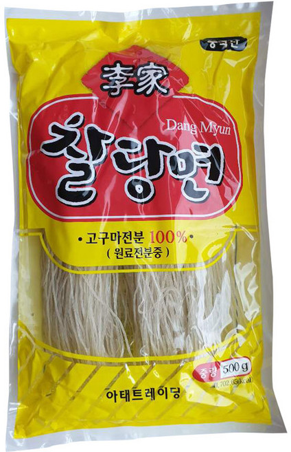 이가당면 찰당면 고구마전분 불지않는 쫄깃한면, 1개, 500g