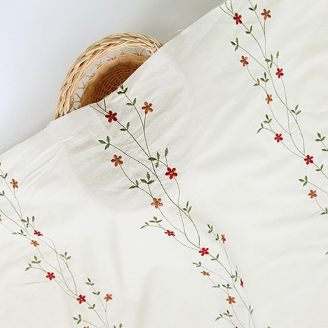 쏘잉스 / 면20수 광목 자수원단) 줄기꽃 CF8, 1개