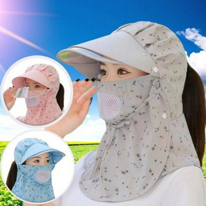 바로상점 투명창 농사모자 햇빛가리개 벌초 UV차단 썬캡 작업 어촌 밭일 모자