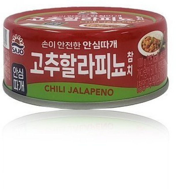 사조 프리미엄 고추할라피뇨 참치, 12개, 100g
