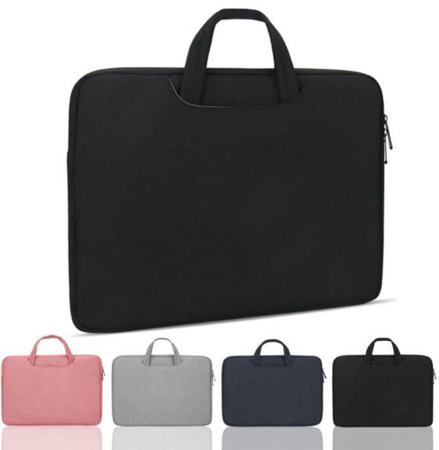 앤드류 경량노트북가방 파우치 안감 푹신한 융기모, 블랙, 1개