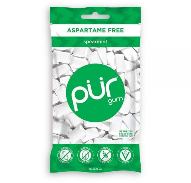 추잉껌 버블껌 풍선껌 푸르 검 스피어민트 55피스 12팩, 1.03kg, 1개