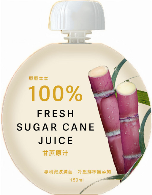 鮮榨甘蔗原汁 150ml, 1個