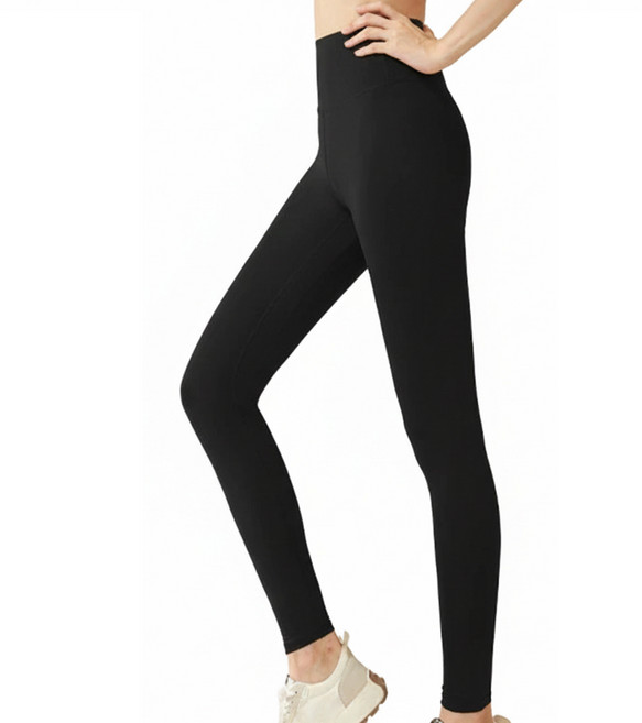 민트스쿨 여성 기모 레깅스 겨울 방한 하이웨스트 러닝 요가 필라테스플리스