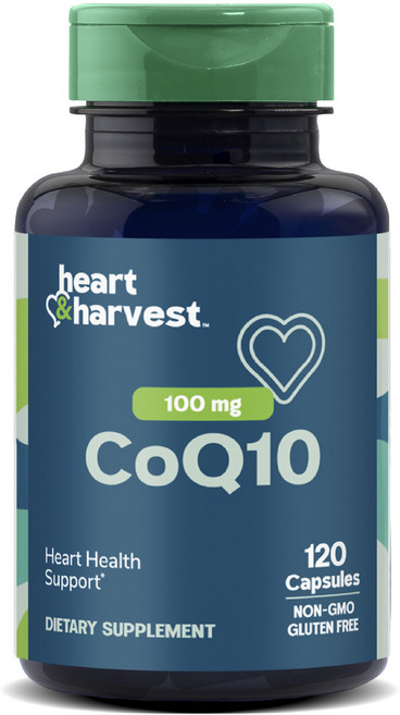 Heart & Harvest 100mg 코엔자임큐텐 캡슐, 1개, 120정
