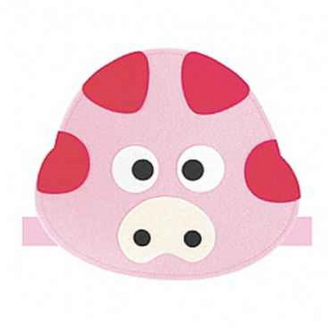 동물머리띠 돼지 (펠트 연극 역할극놀이)