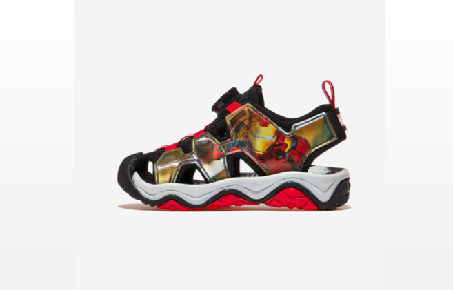 (ABC마트 충장NC6) ABC셀렉트 키즈 아이언맨 다이얼 샌들 K7137 MARVEL IRON MAN BLACK (160~210)