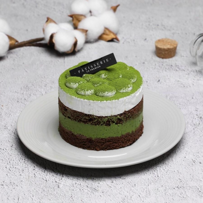미니케이크 말차쇼콜라 (쁘띠케이크 개별포장 손님용 답례품 선물용 조각케익 치즈 티라미수 초코 말차 레드벨벳 산딸기), 1개, 171g