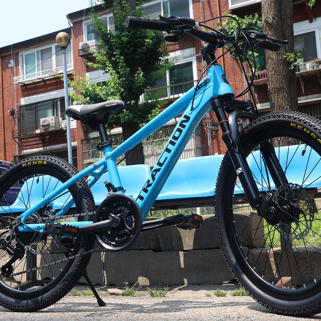 AU태크 트렉션 M722 21단 22인치 주니어 MTB / 초등학생 자전거, 무료조립배송, 블랙