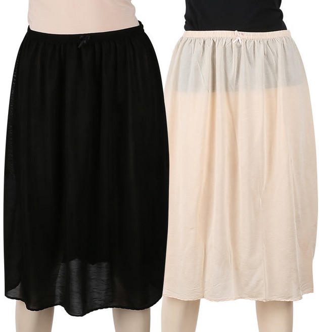 예스플러스 찰랑찰랑 비스코스 인견속치마_2매