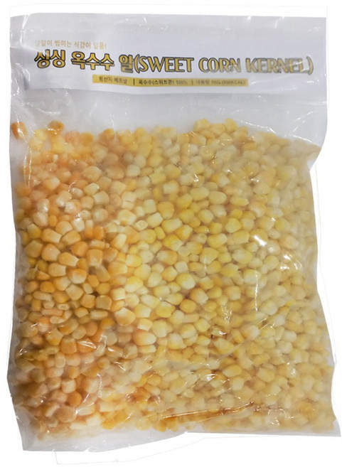 [인생건어물] 냉동 옥수수알 1kg 대용량 업소용, 5개