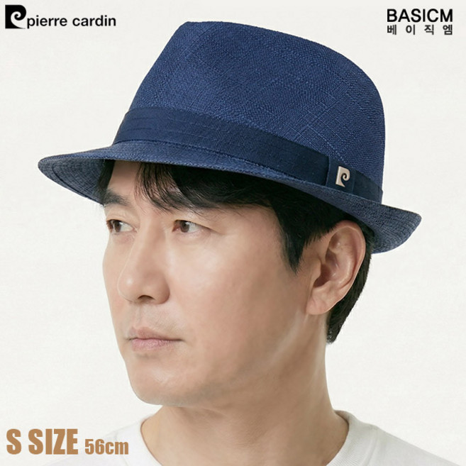 [국산] 피에르가르뎅 페도라 내추럴 스티치 (S M L사이즈) 여름 중년남성 모자 할아버지 시원한 중절모