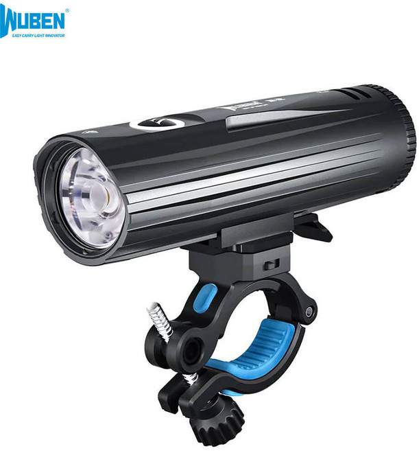 우벤 B2 자전거라이트 1300루멘 전조등 후미등 USB충전식 고성능 자전거 랜턴 OSRAM P9 LED후레쉬, 본체단품만(배터리 제공없습니다.), 1개