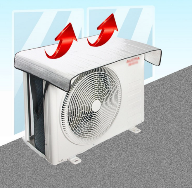 쿠몽 에어컨 실외기덮개 실외기보호, 1개, 실외기커버