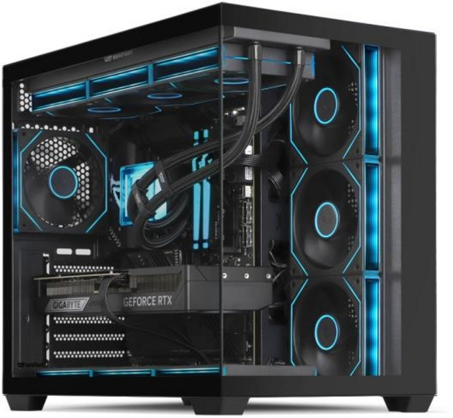 (darkFlash) DPF70 ARGB (미들타워) (블랙), 1개, DPF70 ARGB 블랙