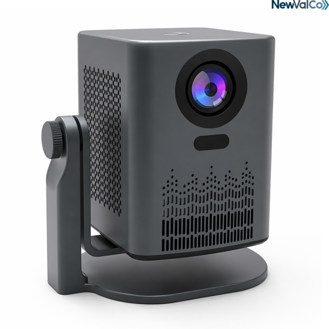 뉴밸코 소형 빔프로젝터 스탠드 거치대 스윙형, 1개, 블랙