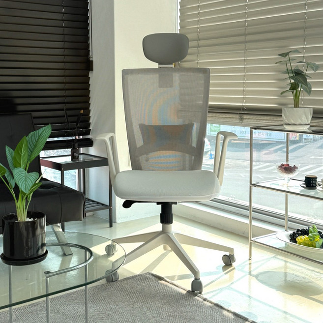 맞춤제작 커버무드 시디즈 의자 좌판 호환 커버, 화이트, 1개