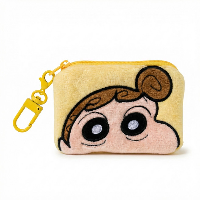 산리오 정품 헬로키티 짱구 짱아 도라에몽 도레미 동전지갑 키링 [5종 캐릭터 미니 납작 파우치 카드 지갑 굿즈 ], 1개