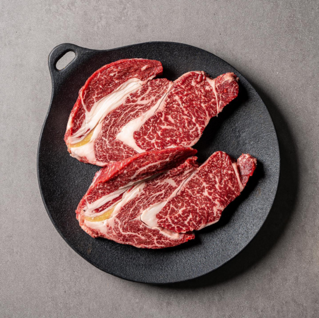 맑은마켓 최상위등급(9) 한우 구이용 1++ 투뿔 꽃등심, 1박스, 200g