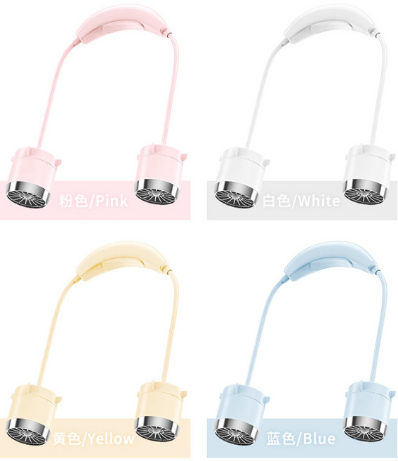 便攜式掛脖風扇, 混發顏色, FY25