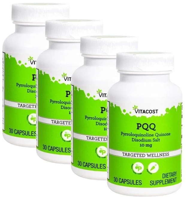 비타코스트 피큐큐 10mg 캡슐 Vitacost PQQ, 4개, 30정 - 쿠팡